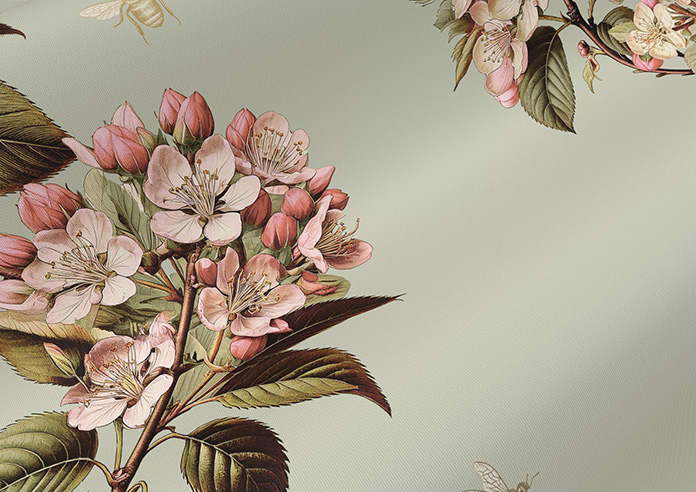 Upton, Aprils Bloom Bud Green - Twist&Fit Roller Blind - Image 4
